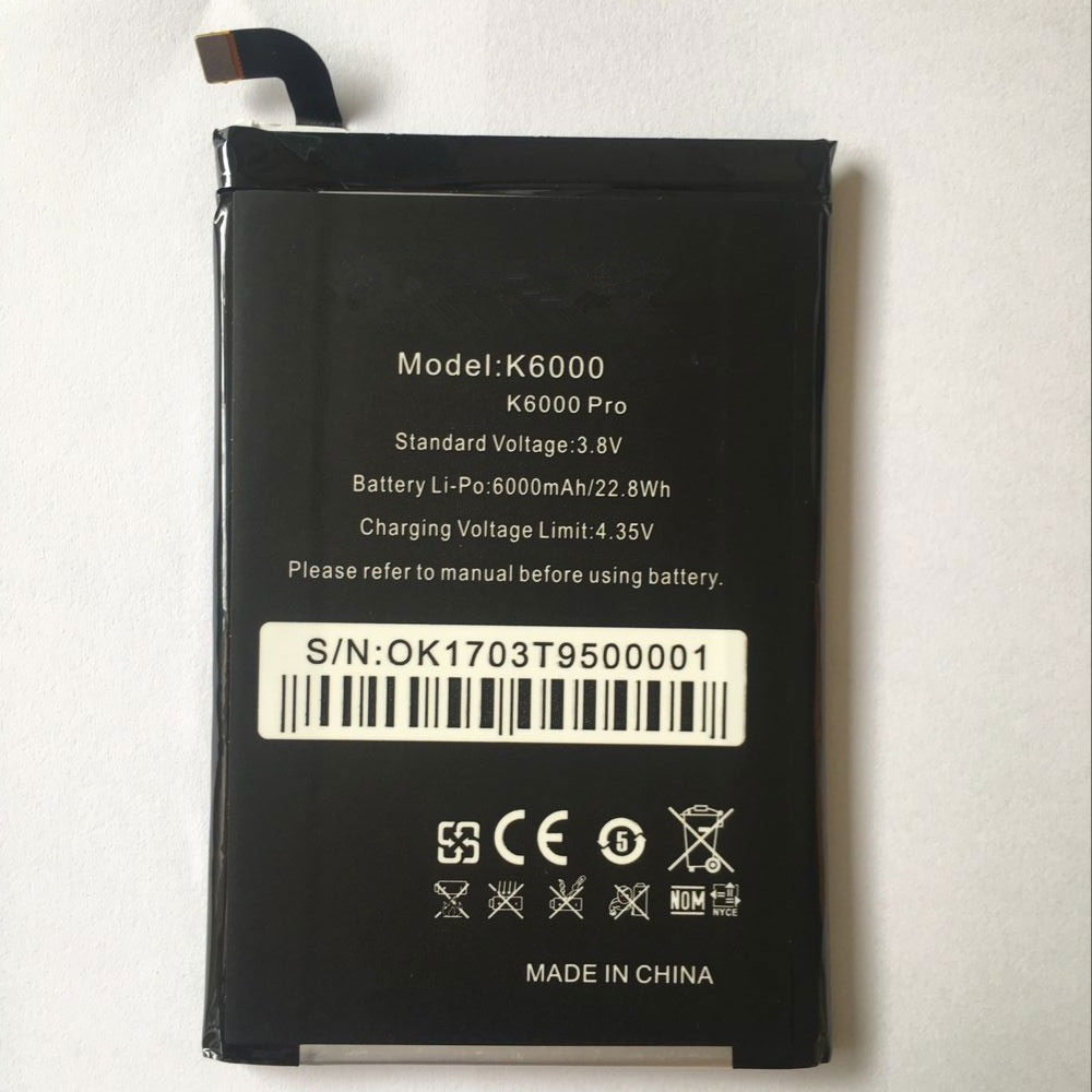 Batería para OUKITEL K3-PLUS-(1ICP6-67-oukitel-K6000